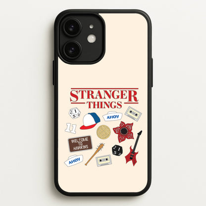 Stranger Things Cartoon Icons iPhone 11 Case
