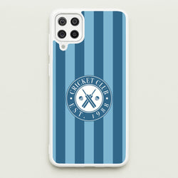 Stripey Cricket Badge Galaxy A12 Case
