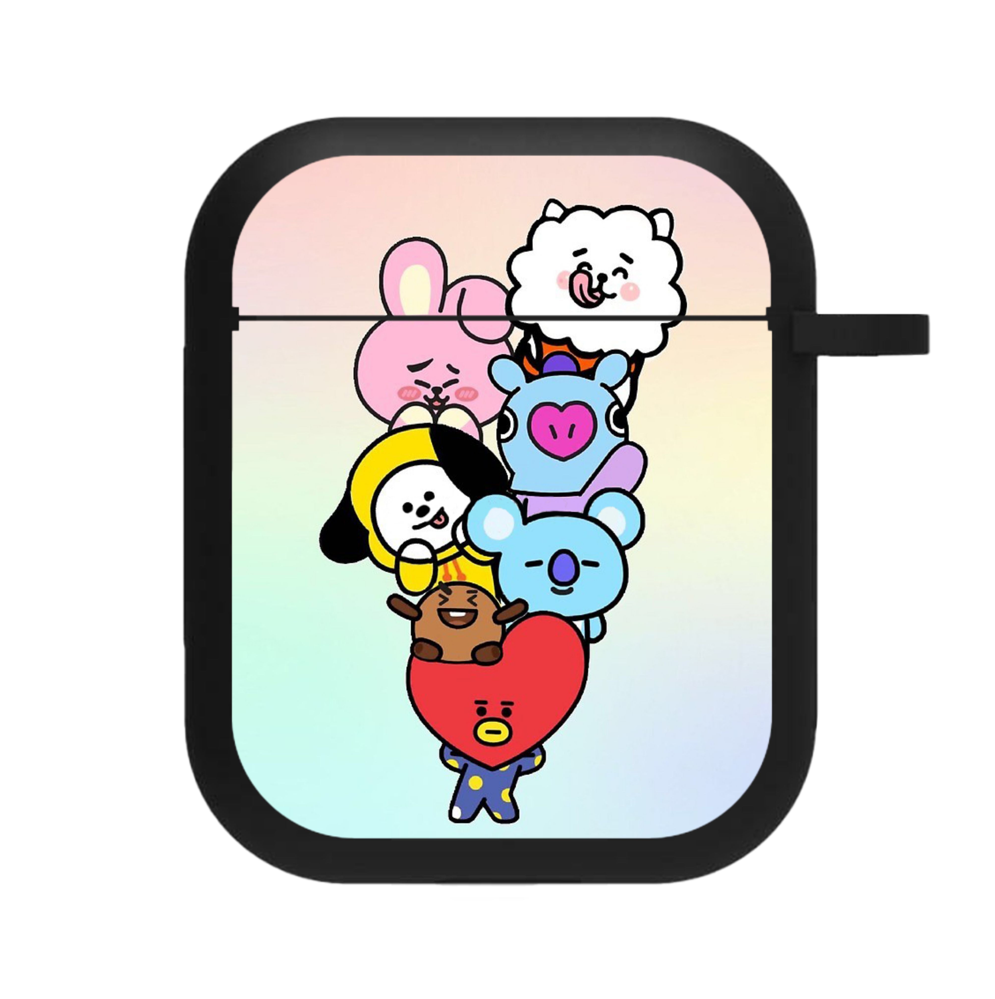 Pastel BT21 - K Pop AirPods Case