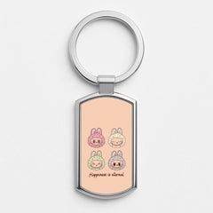 Happiness Is Eternal Monsters Luxury Keyring