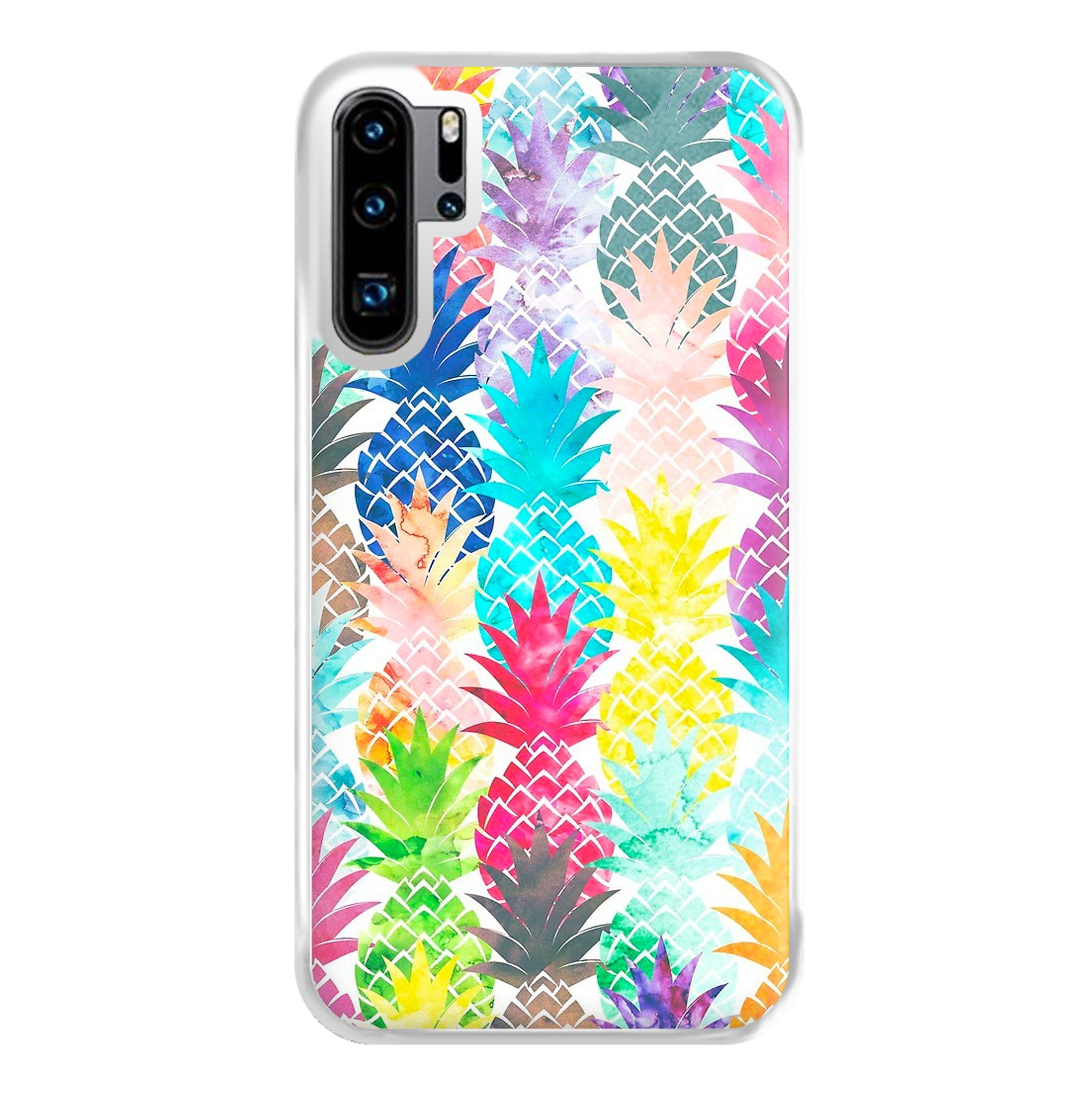 Watercolour Pineapple Pattern Phone Case