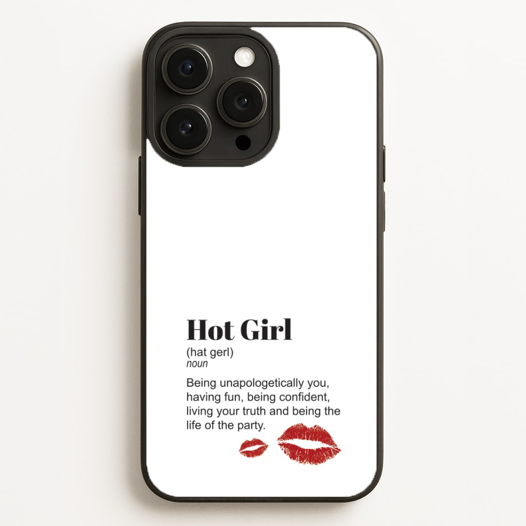 Hot Girl Dictionary Definition Phone Case for iPhone, Samsung Galaxy and Google Pixel