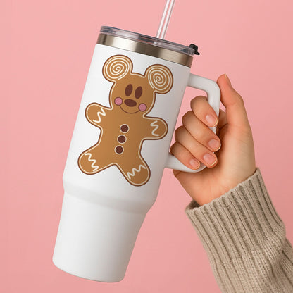 Cartoon Mouse Gingerbread Tumbler