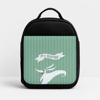 Stripey I'm A Nightmare Insulated Lunch Bag