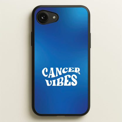 Cancer Vibes Gradient Zodiac iPhone 16e Case