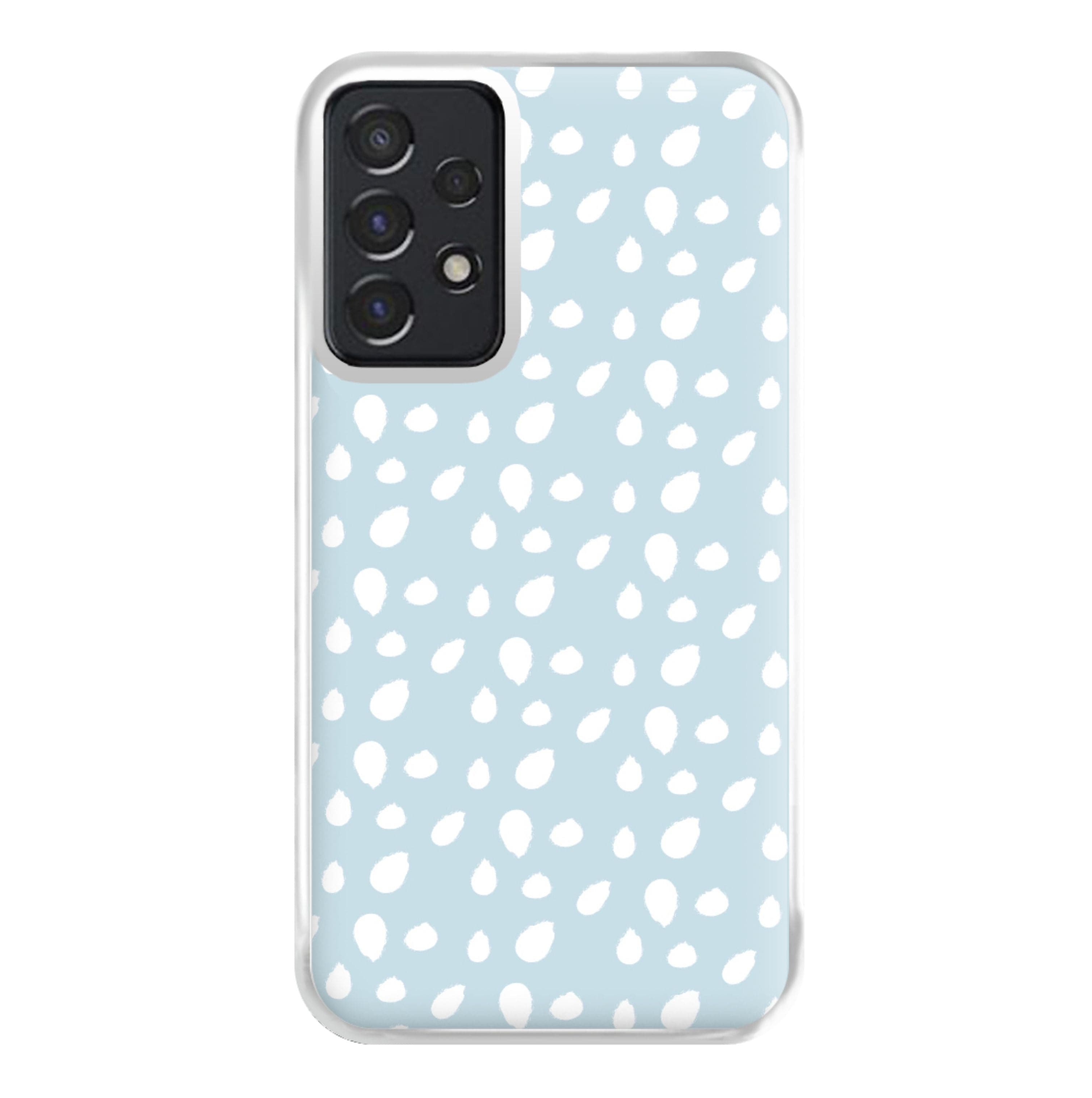 Pastel Blue Dots Phone Case