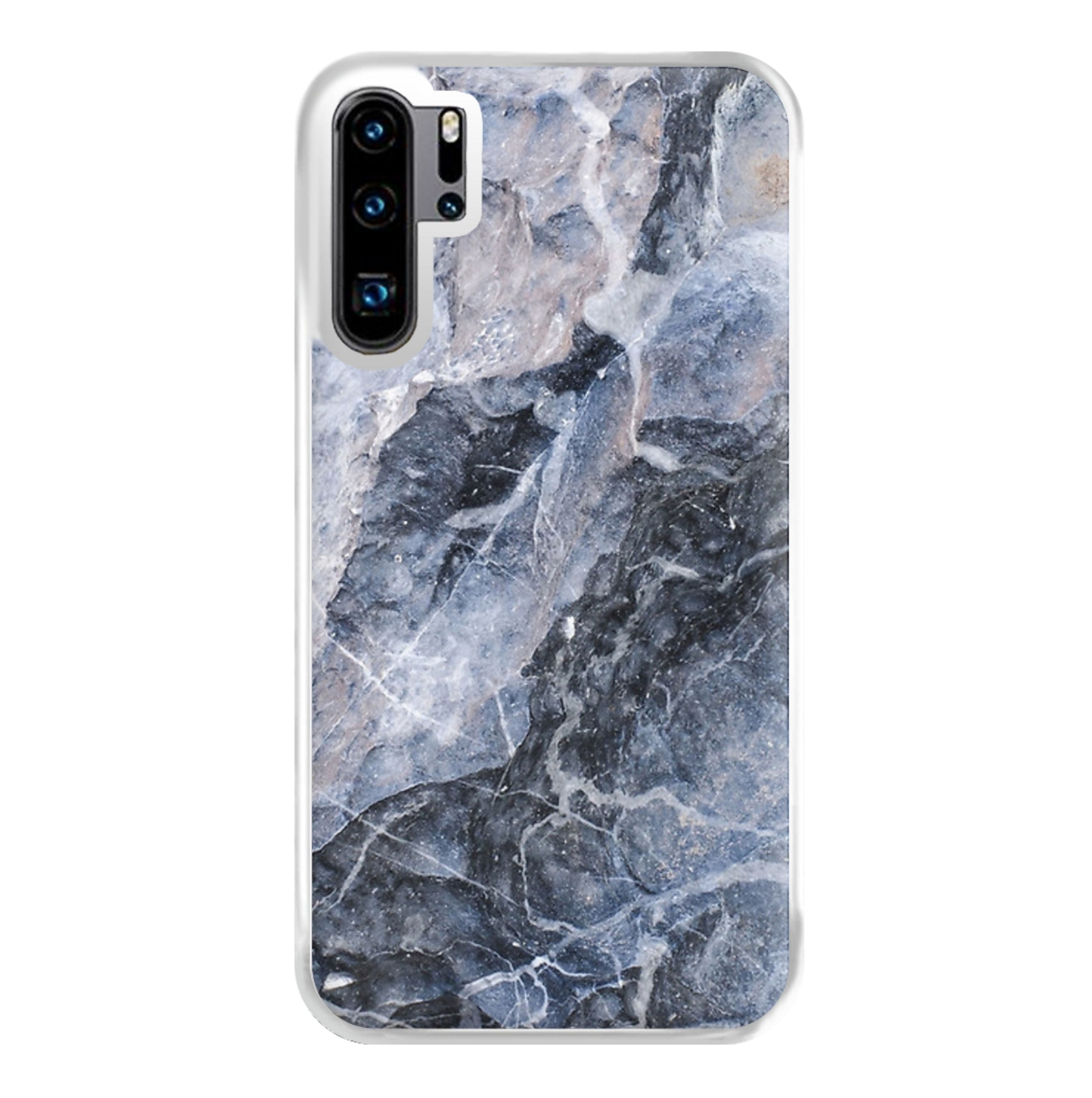 Grey and White Marble Phone Case