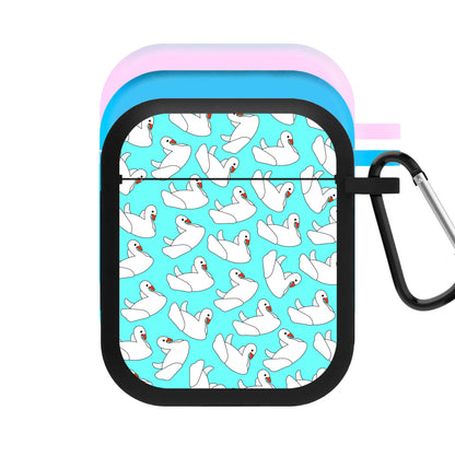 Swan Pattern - Summer AirPods Case