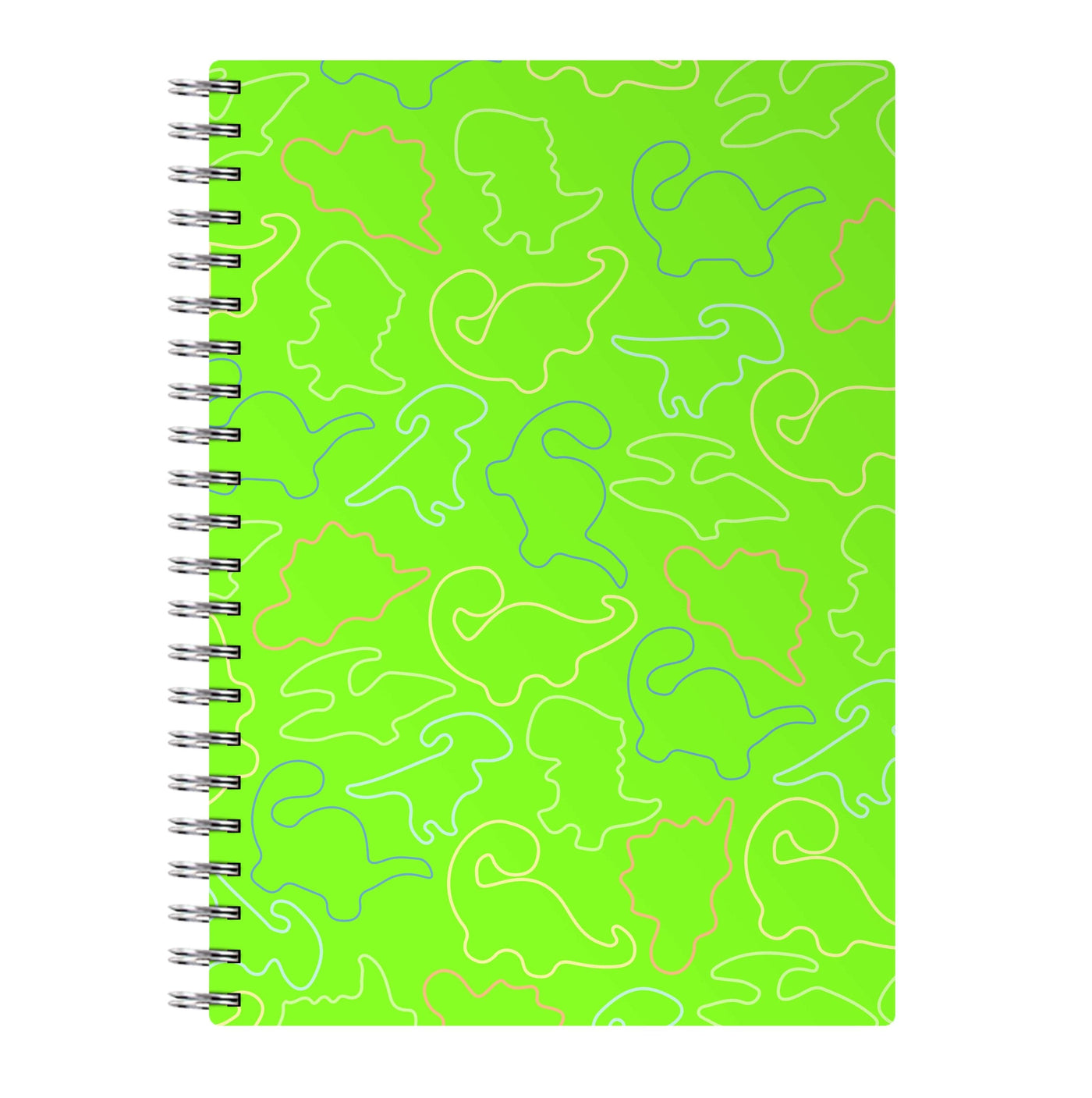Outline Pattern - Dinosaurs Notebook
