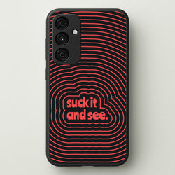 Suck It And See Psychedelic Galaxy A35 Case