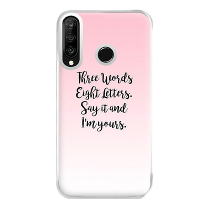 Three Words, Eight Letters - Gossip Phone Case