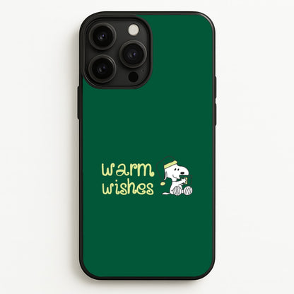 Cartoon Beagle Warm Wishes iPhone 13 Pro Case