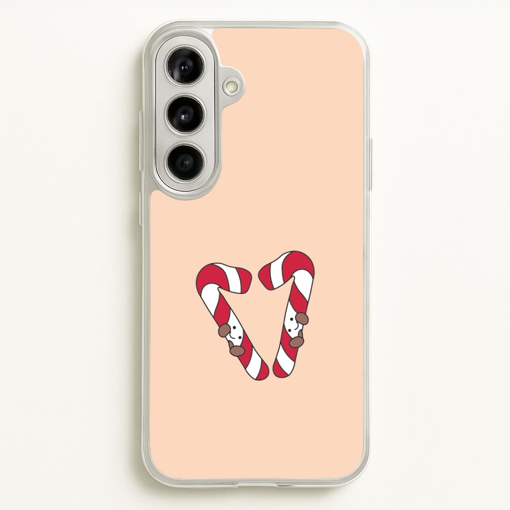 Christmas Candycane Plushies Galaxy A56 Case