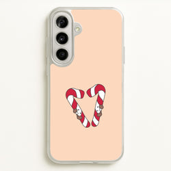Christmas Candycane Plushies Galaxy A56 Case