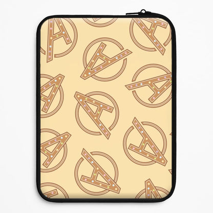 Superhero Team Gingerbread Pattern Universal Laptop Sleeve