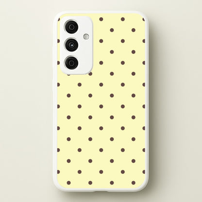 Vanilla & Chocolate Polka Dots Galaxy A55 Case