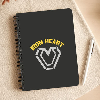 Metal Hero Heart Notepad