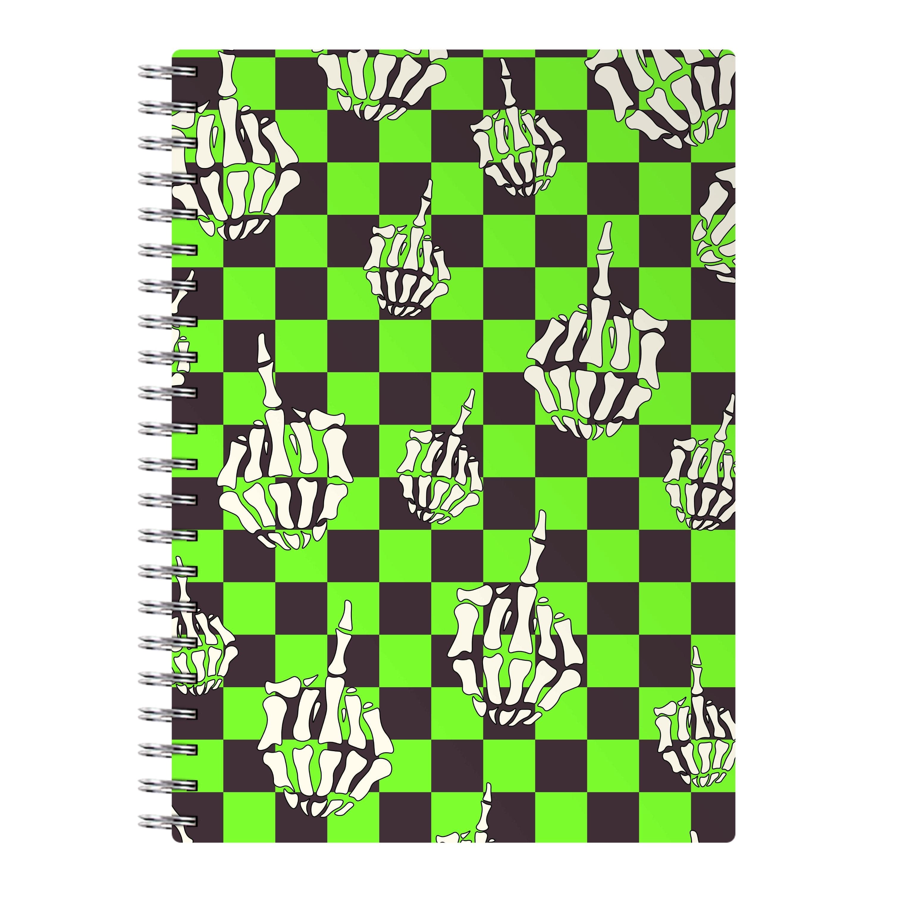 Green Middle Finger Notebook