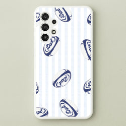 Dad Rugby Ball Pattern Galaxy A13 Case
