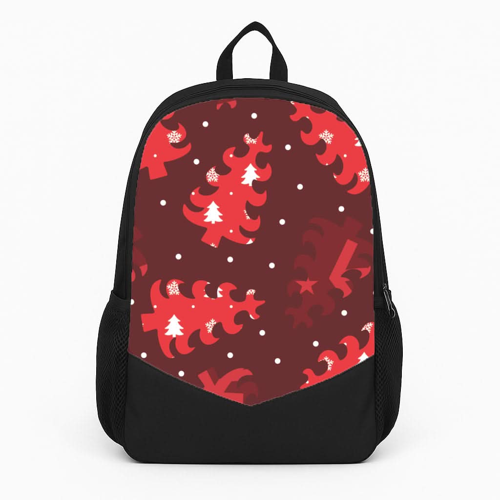 Wrapping Paper Christmas Tree Pattern Backpack