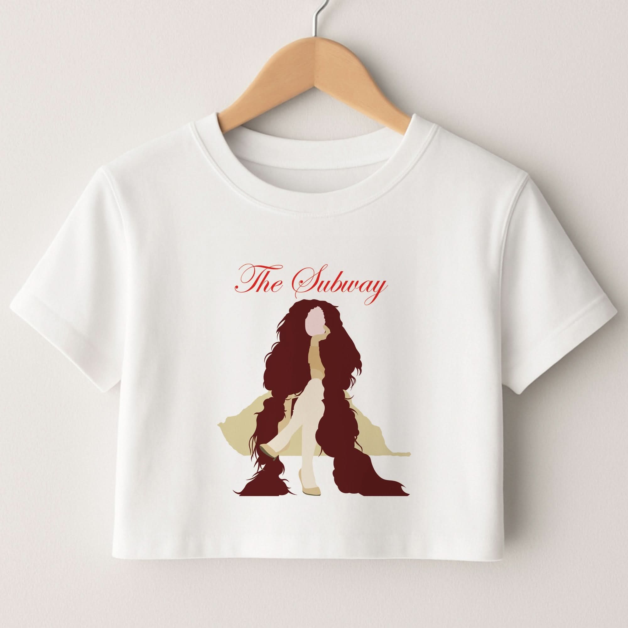 Subway Orange Crop top