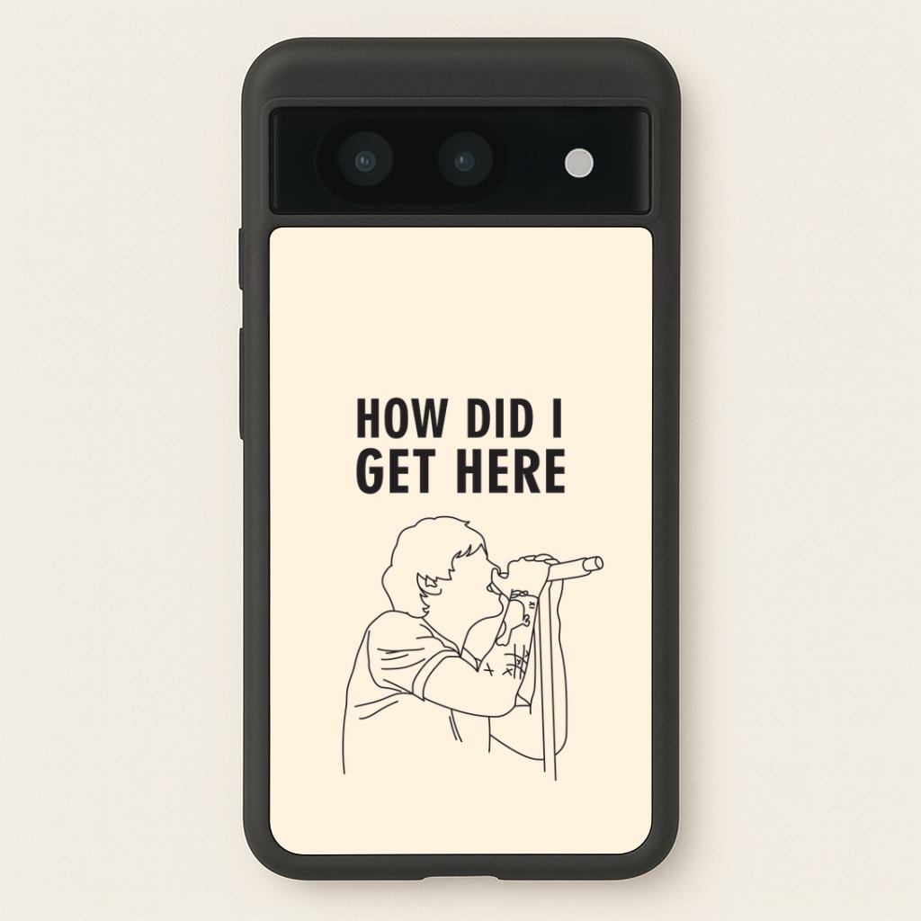 How Did I Get Here Outline Google Pixel 8a Case