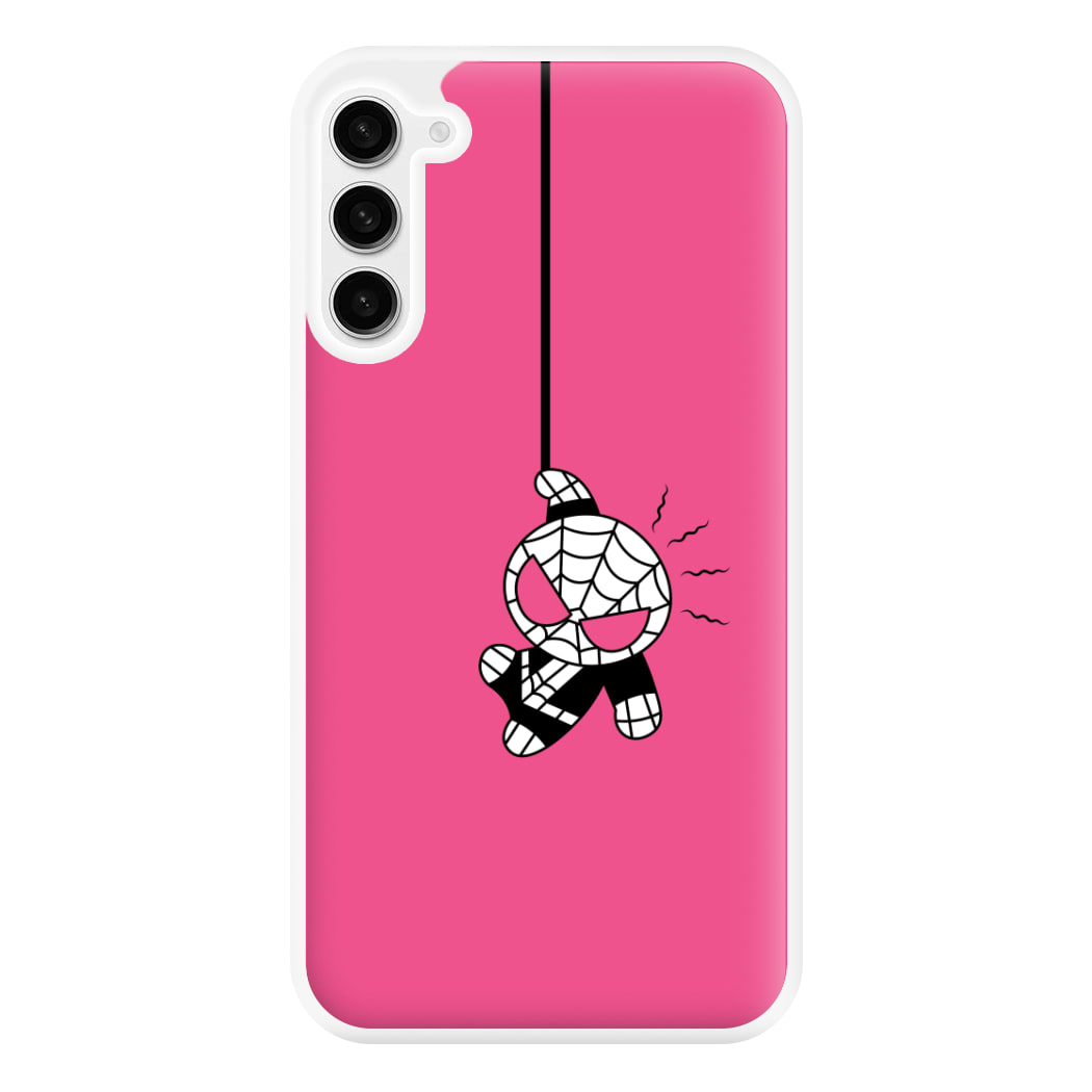Pink Hanging Spider Hero  Galaxy S23 Case