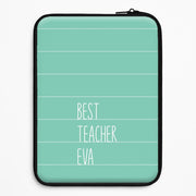 Best Teacher Eva Laptop Sleeve 1