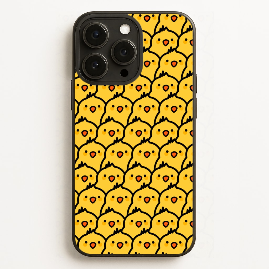 Chick Pattern Phone Case for iPhone, Samsung Galaxy and Google Pixel