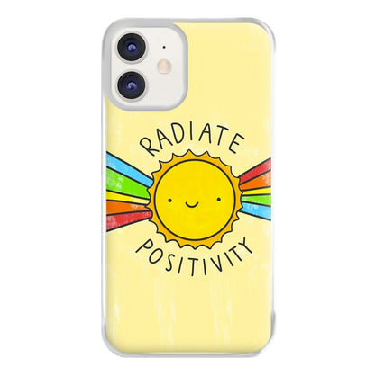 Radiate Positivity Sunshine - Positivity Phone Case