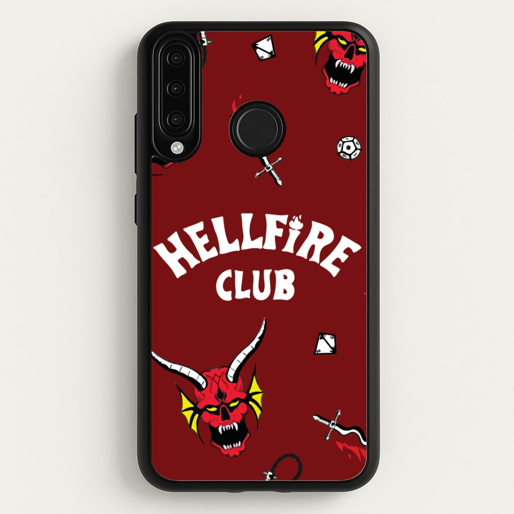 Hellfire Club Icons Collage Red Huawei P30 Lite Case