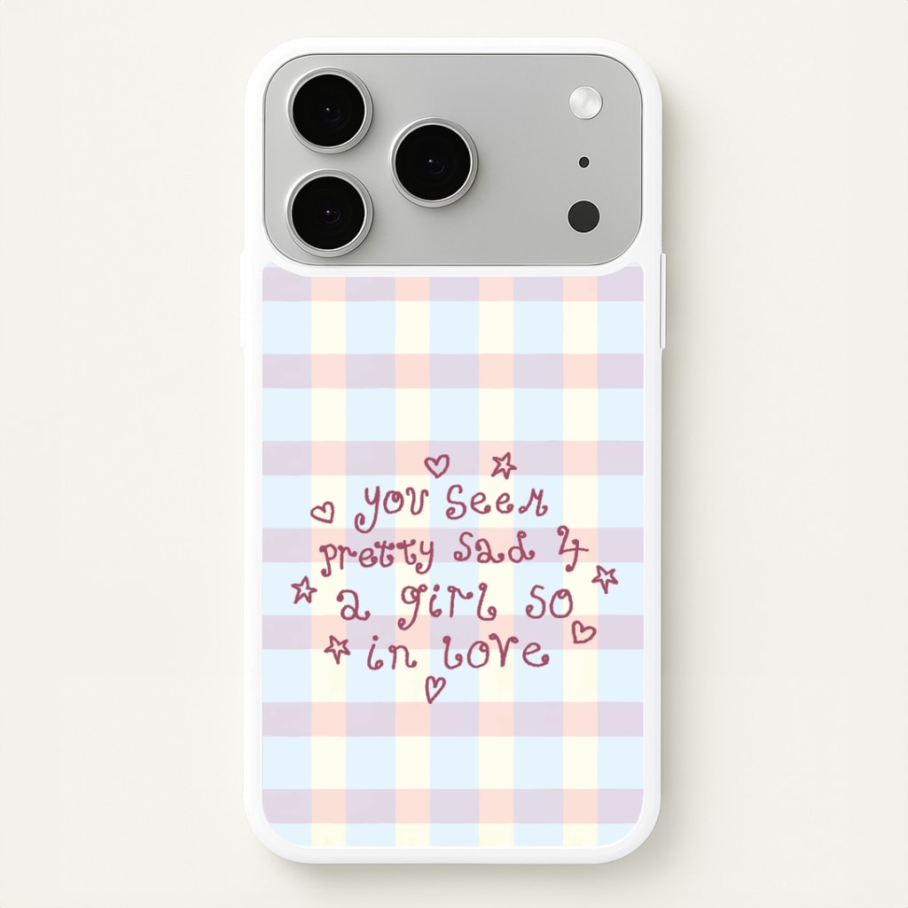 Dreamy Plaid iPhone 17 Pro Case