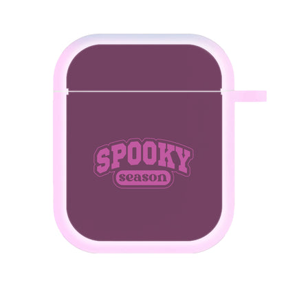 Spooky Season Varsity AirPods Case