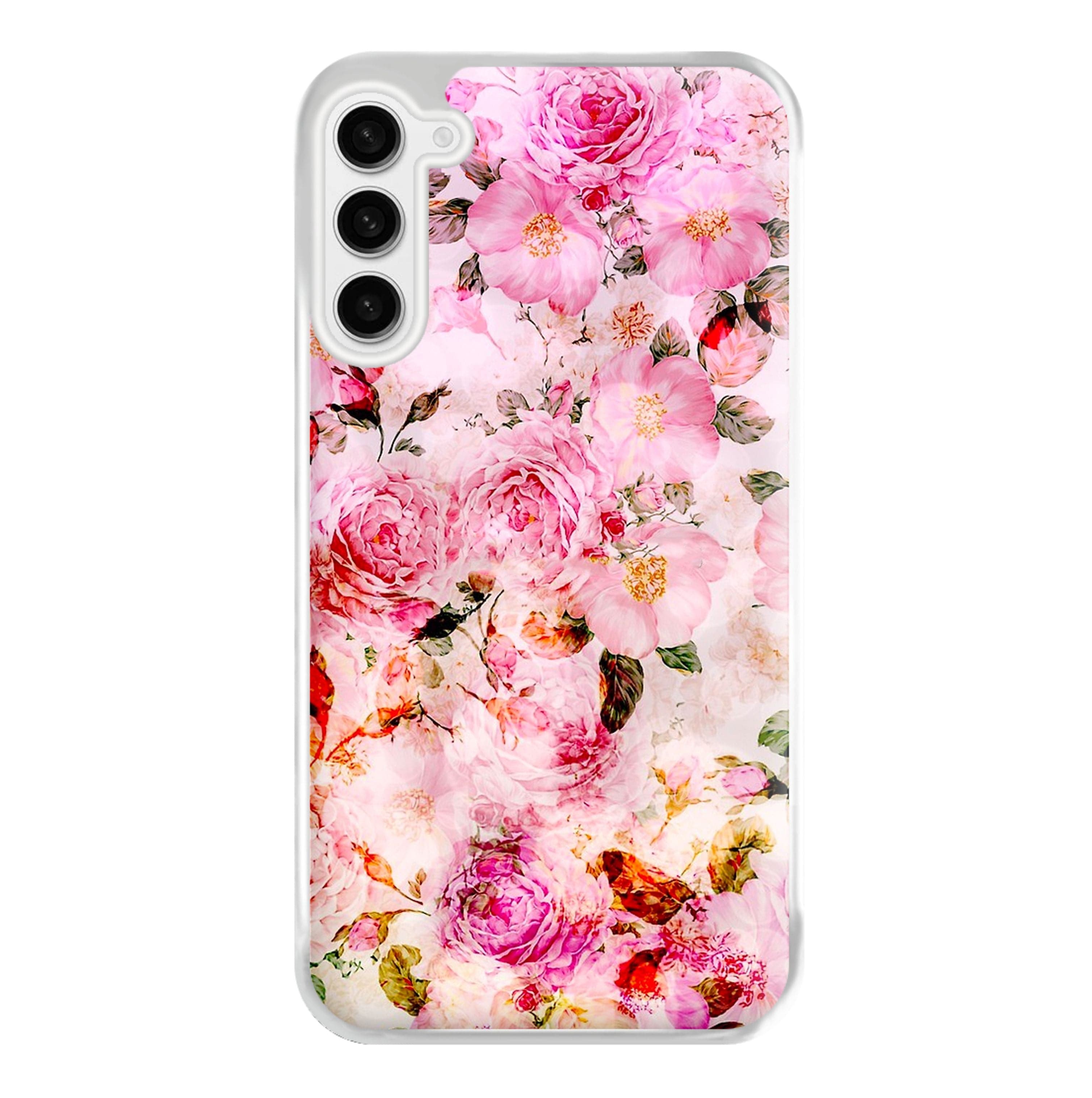 Pretty Pink Chic Floral Pattern Phone Case