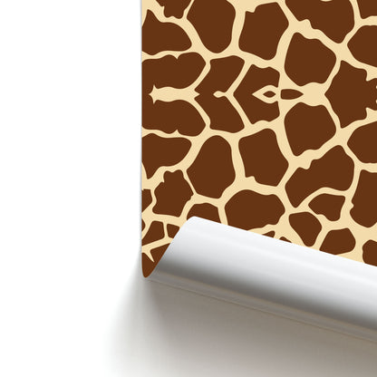 Giraffe - Animal Patterns Poster