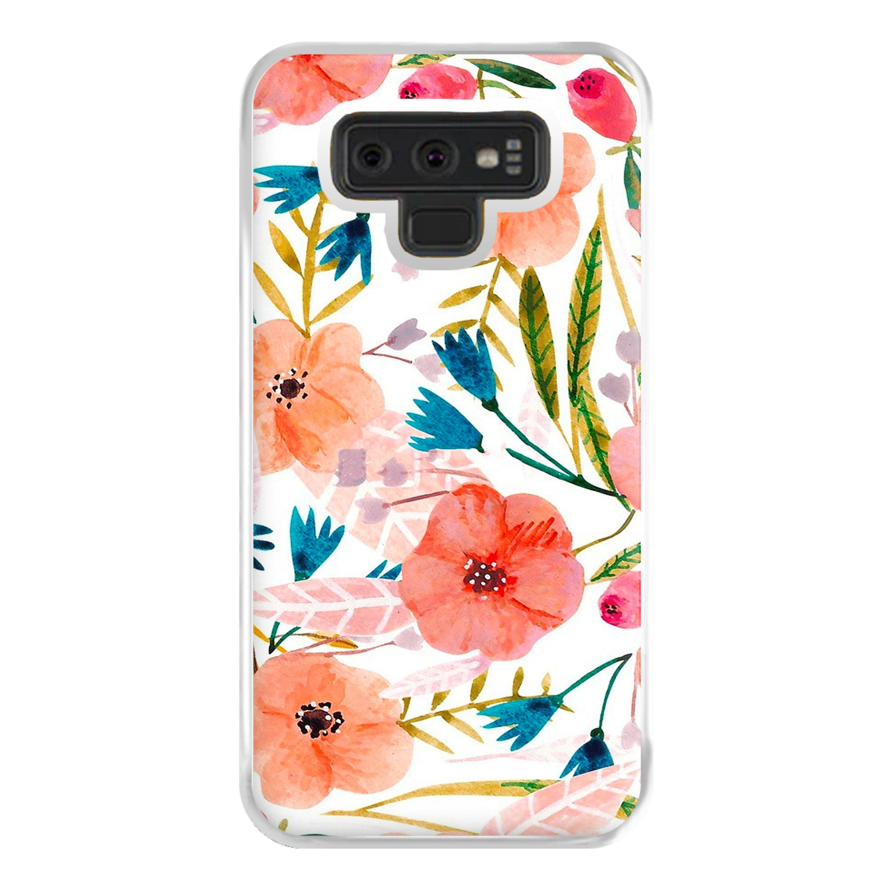 Peach Watercolour Floral Pattern Phone Case