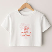Dasies Quote Crop top