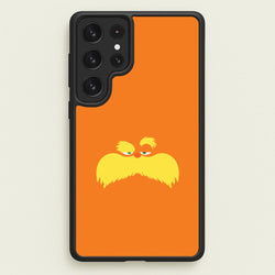 Orange Tree Creature Face Galaxy S22 Ultra Case