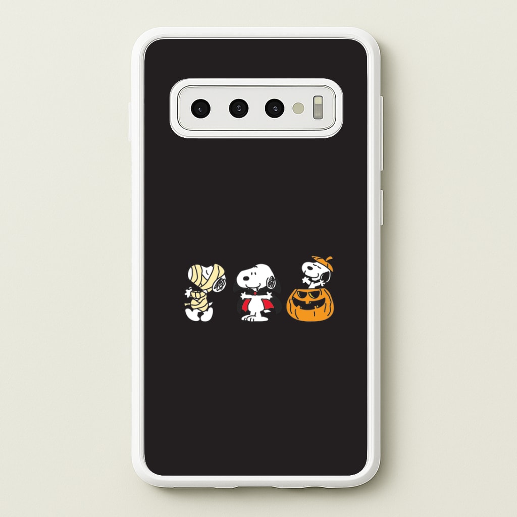 Cartoon Beagle Halloween Costumes Galaxy S10 Plus Case