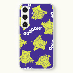 Toy Aliens Silhouette Pattern Galaxy S24 Case