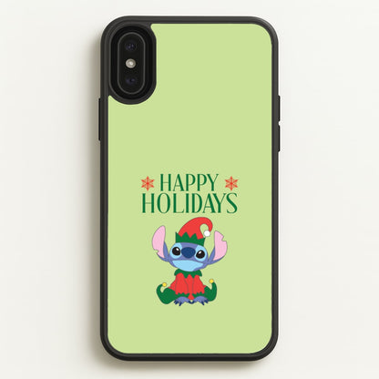 Cute Blue Alien Elf iPhone XS Max Case