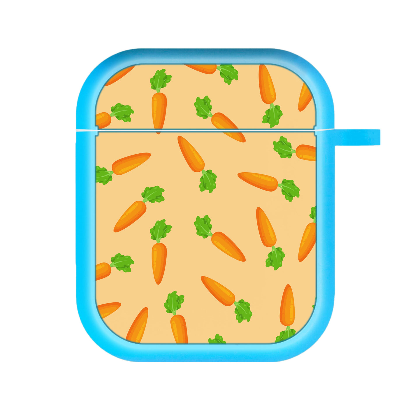 Carrot Pattern AirPods Case