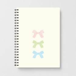 Gingham Tiered Ties Notebook