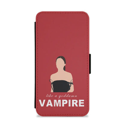 Goddamn Vampire Flip / Wallet Phone Case