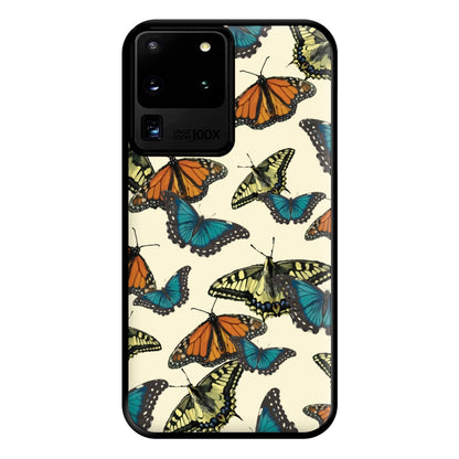 Butterfly Assortment Pattern Galaxy S20 Ultra Case