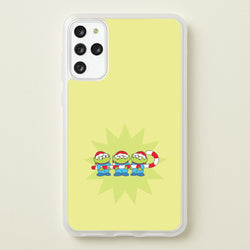 Cute Green Aliens Candycane Galaxy S20 Plus Case
