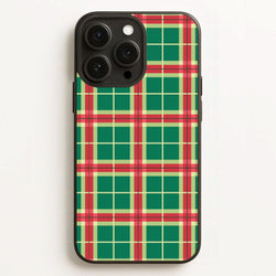 Red And Green Tartan II Christmas Pattern Phone Case for Apple iPhone, Samsung Galaxy, Huawei and Google Pixel