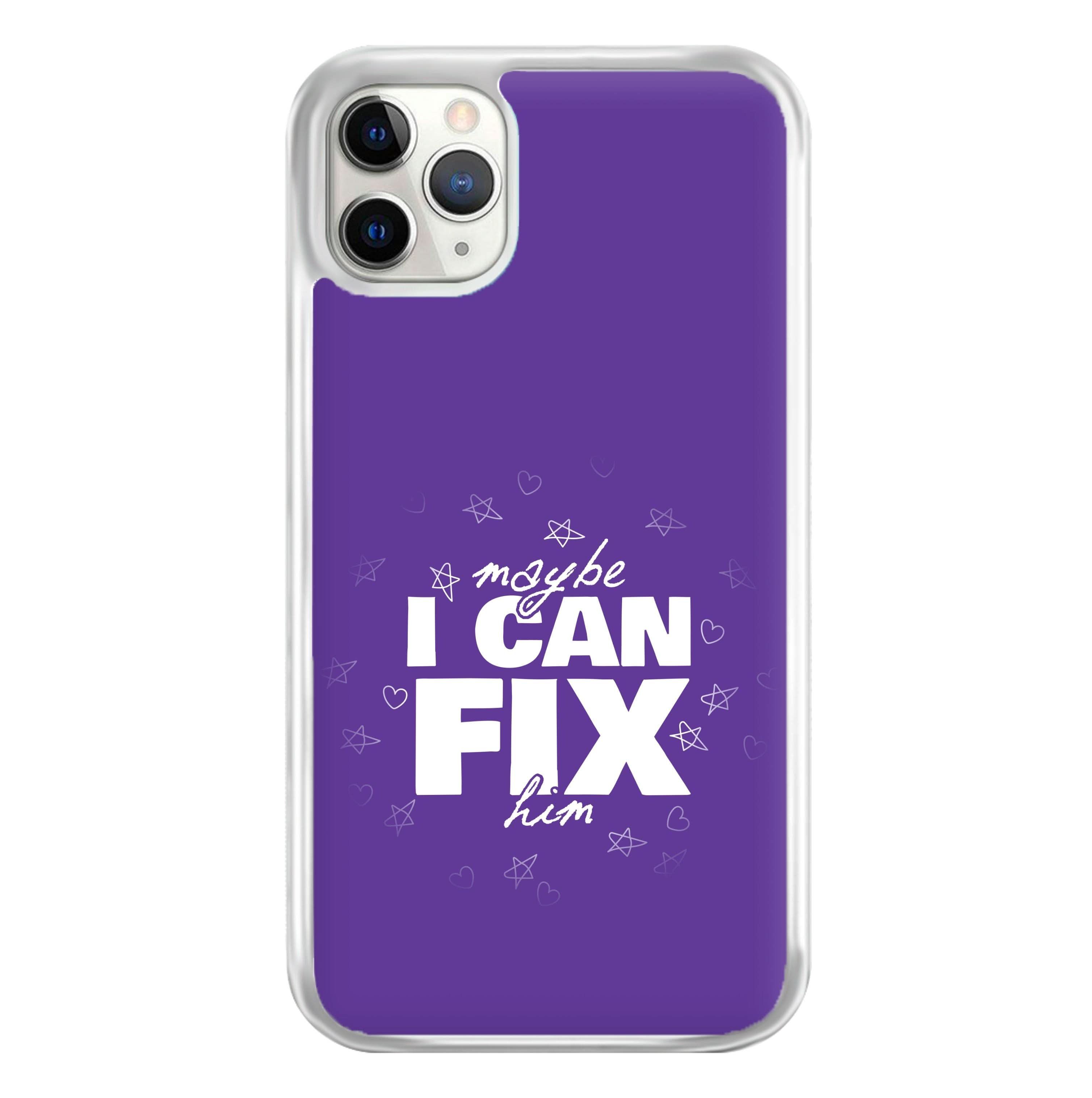 Maybe I Can Fix Him Purple Phone Case