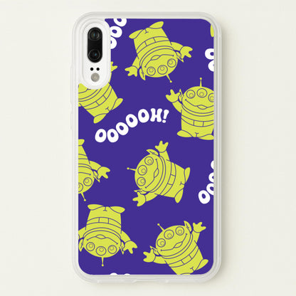 Toy Aliens Silhouette Pattern Huawei P20 Case