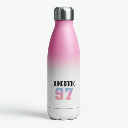 Jungkook 97 Pink Water Bottle